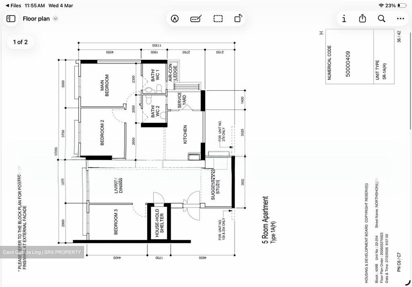 Blk 409B Northshore Residences II (Punggol), HDB 5 Rooms #531449791